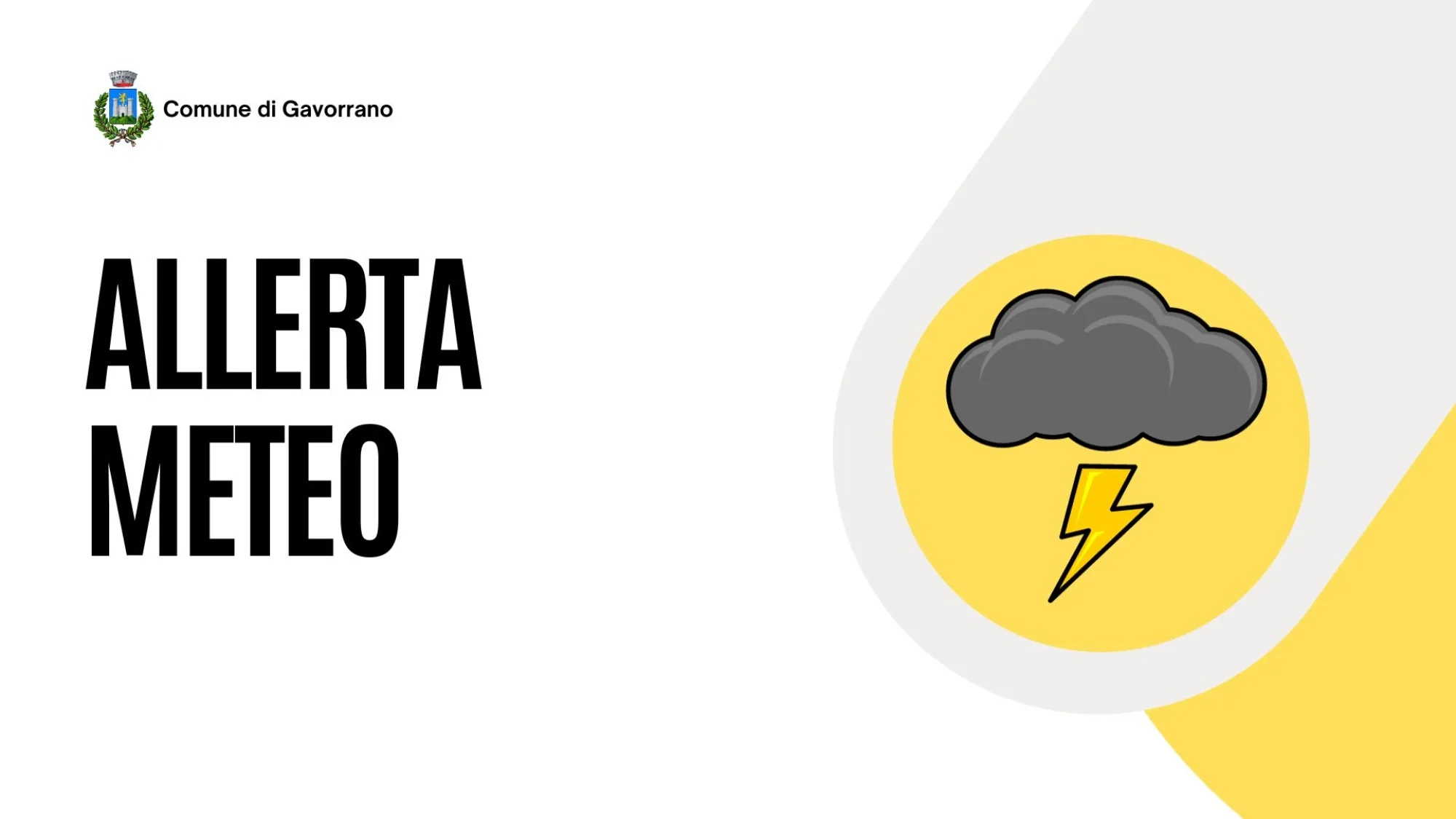 Allerta meteo gialla febbraio