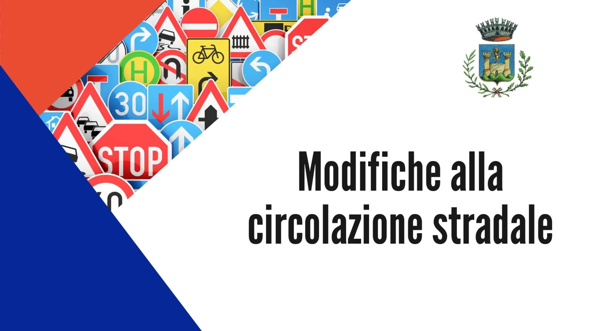 Modifiche circolazione stradale