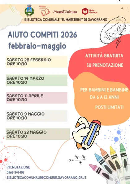 Locandina Aiuto compiti