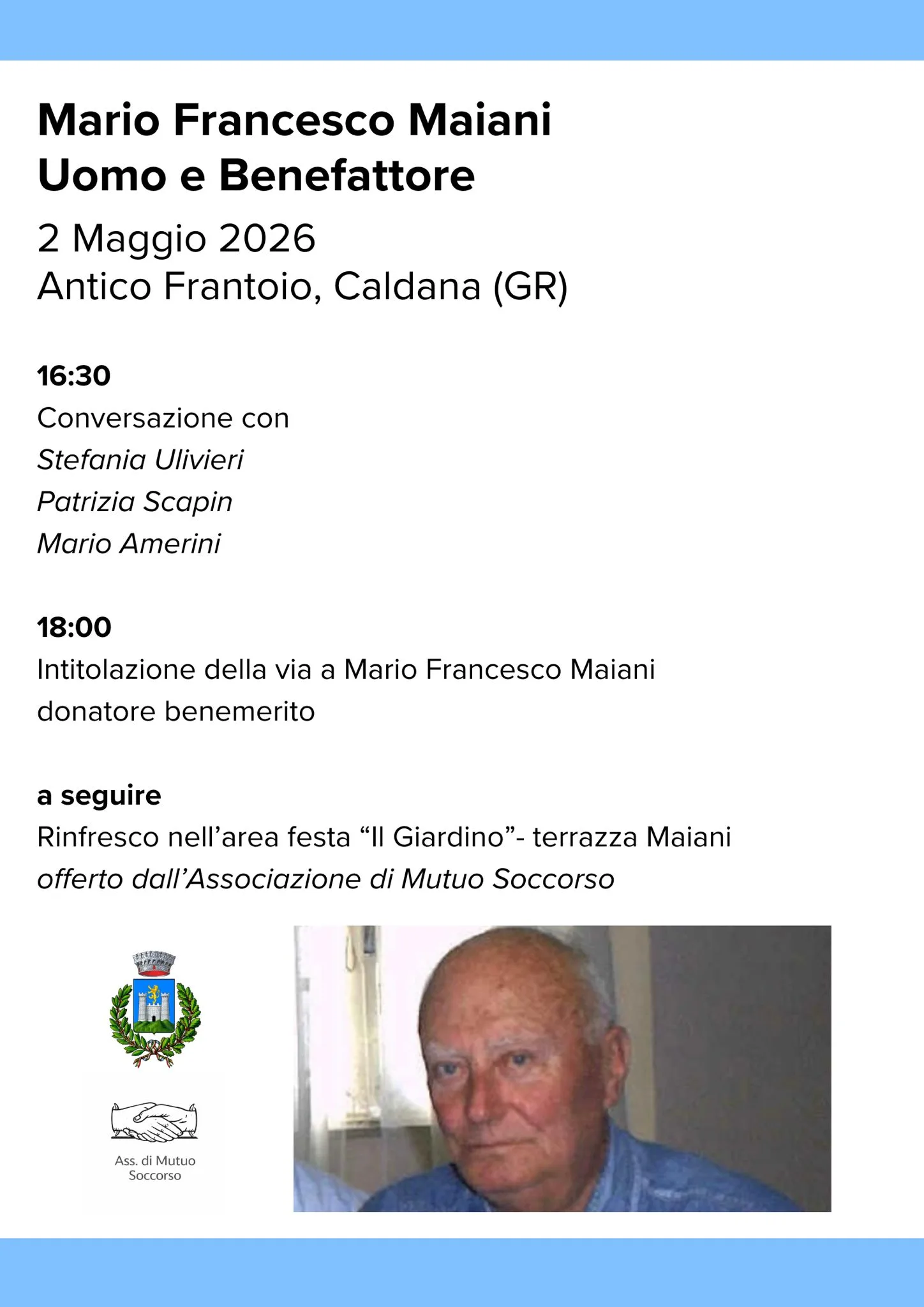 Intitolazione via Maiani